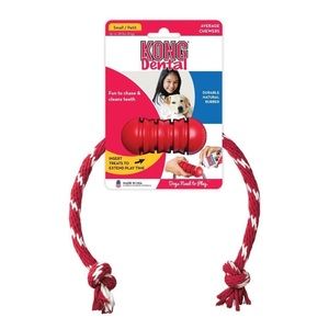 Kong Dental with Rope - Small - New with Tags